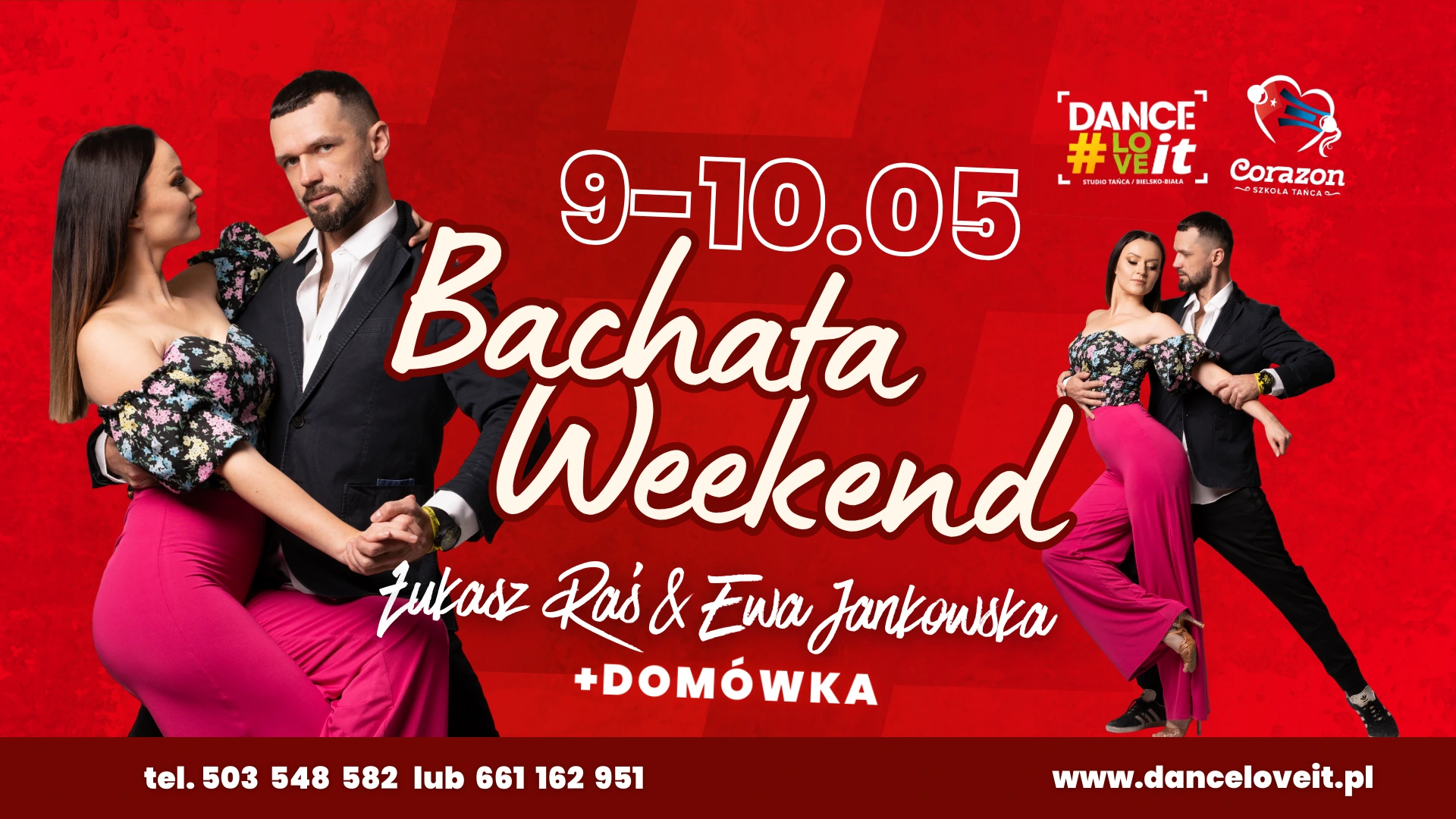 Bachata Weekend z Łukaszem Raś 9-10 maja
